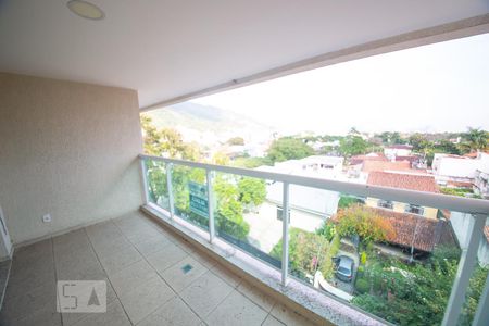 Varanda da sala  de apartamento para alugar com 3 quartos, 100m² em São Francisco, Niterói