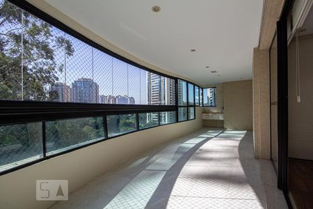 Varanda da Sala de apartamento à venda com 5 quartos, 320m² em Panamby, São Paulo