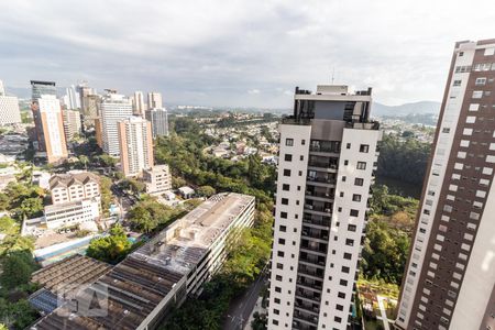 Vista da Varanda da Sala de apartamento à venda com 2 quartos, 70m² em Alphaville, Barueri