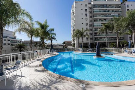 Área comum - Piscina de apartamento para alugar com 3 quartos, 100m² em Barra da Tijuca, Rio de Janeiro