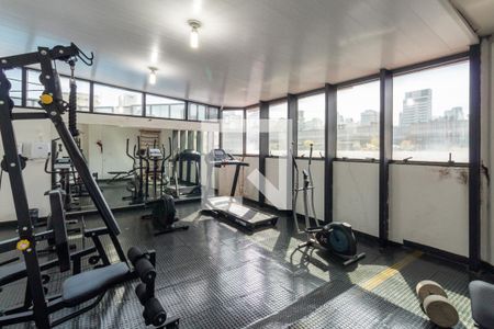 Apartamento para alugar com 39m², 1 quarto e 1 vaga Apartamento para alugar com 39m², 1 quarto e 1 vagaÁrea comum - Academia