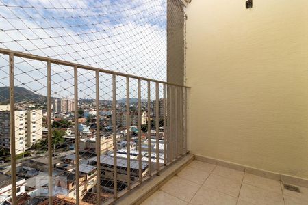 Varanda da sala de apartamento para alugar com 2 quartos, 54m² em Engenho de Dentro, Rio de Janeiro