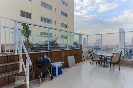 Área da Cobertura de apartamento à venda com 3 quartos, 114m² em Cambuci, São Paulo