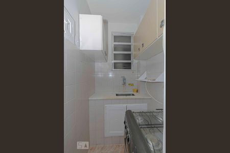 Cozinha de kitnet/studio à venda com 1 quarto, 33m² em Tijuca, Rio de Janeiro