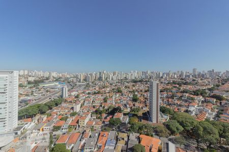 Vista da varanda de apartamento à venda com 3 quartos, 124m² em Jardim da Glória, São Paulo