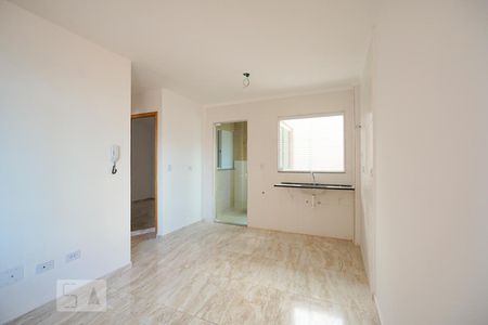 Sala e cozinha de apartamento à venda com 2 quartos, 45m² em Chácara Santo Antônio (zona Leste), São Paulo