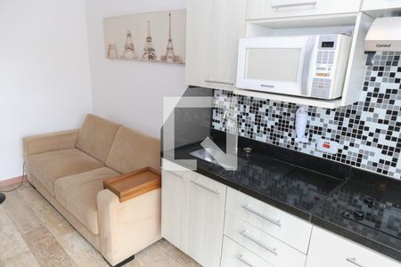 Sala / Cozinha de apartamento para alugar com 1 quarto, 36m² em Vila Augusta, Guarulhos