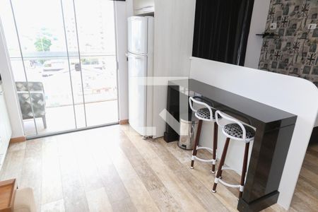 Sala / Cozinha de apartamento para alugar com 1 quarto, 36m² em Vila Augusta, Guarulhos