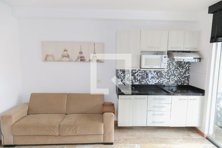 Sala / Cozinha de apartamento para alugar com 1 quarto, 36m² em Vila Augusta, Guarulhos