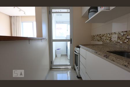 cozinha de apartamento à venda com 2 quartos, 48m² em Vila Andrade, São Paulo