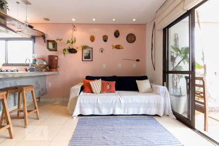 Sala de apartamento para alugar com 3 quartos, 116m² em Campeche, Florianópolis
