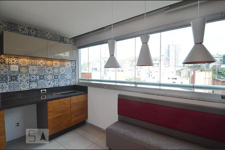 varanda gourmet de apartamento para alugar com 3 quartos, 120m² em Buritis, Belo Horizonte