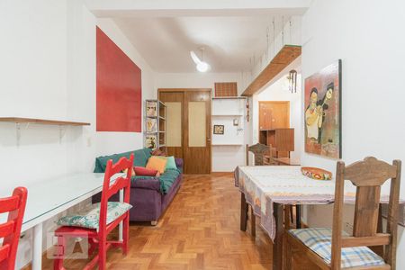 Sala de apartamento à venda com 1 quarto, 48m² em Laranjeiras, Rio de Janeiro