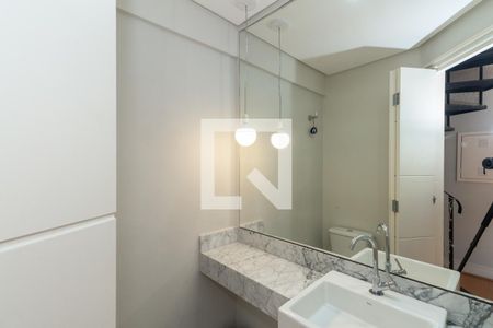 Lavabo de apartamento para alugar com 1 quarto, 52m² em Moema, São Paulo