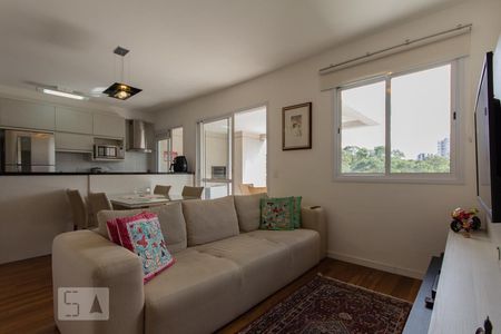 Sala de apartamento à venda com 2 quartos, 80m² em Vila Andrade, São Paulo