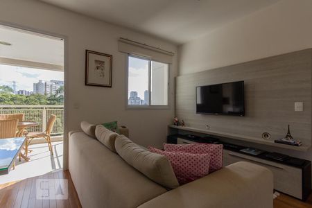 Sala de apartamento à venda com 2 quartos, 80m² em Vila Andrade, São Paulo