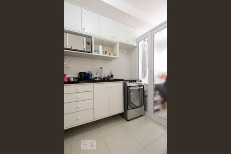 Cozinha  de apartamento à venda com 2 quartos, 45m² em Quinta da Paineira, São Paulo