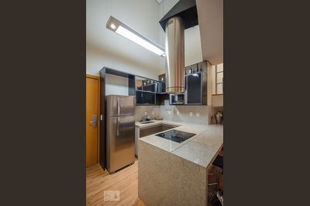 cozinha de apartamento para alugar com 2 quartos, 100m² em Vila da Serra, Nova Lima
