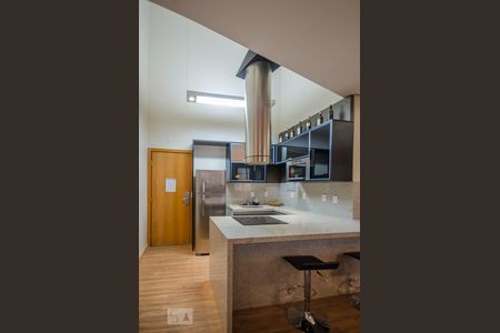 cozinha de apartamento para alugar com 2 quartos, 100m² em Vila da Serra, Nova Lima