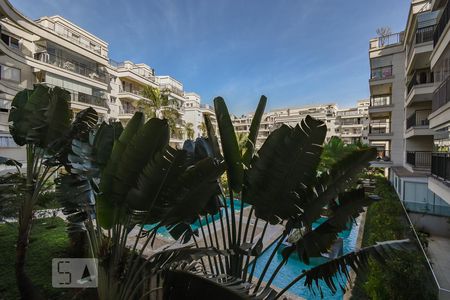 Vista da sala de apartamento para alugar com 1 quarto, 60m² em Morumbi, São Paulo