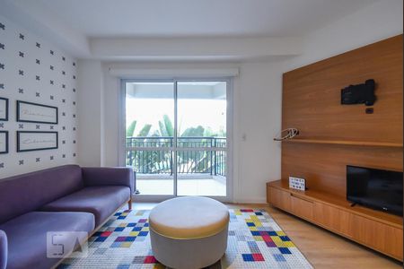 Sala de apartamento para alugar com 1 quarto, 60m² em Morumbi, São Paulo