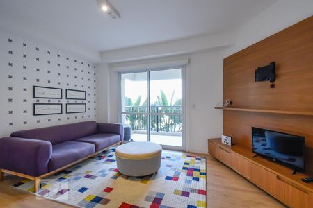 Sala de apartamento para alugar com 1 quarto, 60m² em Morumbi, São Paulo