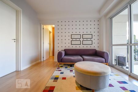 Sala de apartamento para alugar com 1 quarto, 60m² em Morumbi, São Paulo