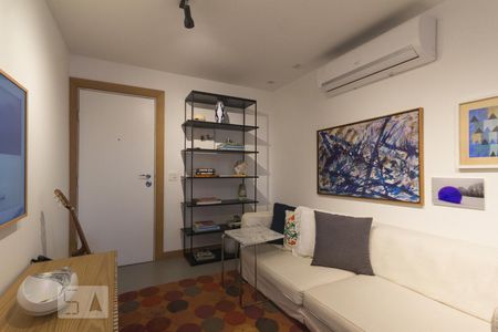 Sala de apartamento à venda com 1 quarto, 40m² em São Conrado, Rio de Janeiro