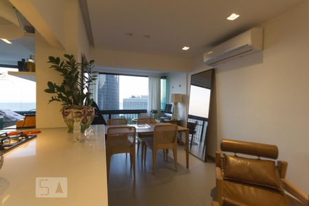 Sala de apartamento à venda com 1 quarto, 40m² em São Conrado, Rio de Janeiro