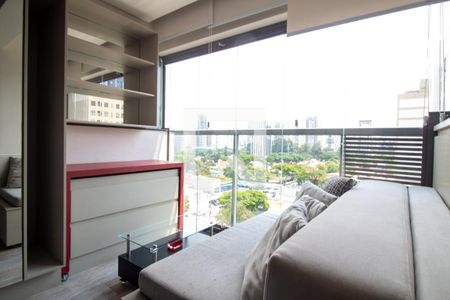 Varanda de apartamento para alugar com 1 quarto, 33m² em Vila Cordeiro, São Paulo