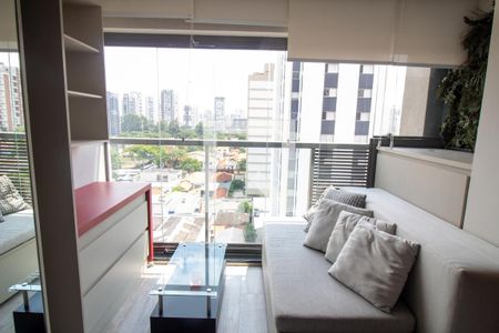 Varanda de apartamento para alugar com 1 quarto, 33m² em Vila Cordeiro, São Paulo