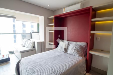 Quarto de apartamento para alugar com 1 quarto, 33m² em Vila Cordeiro, São Paulo