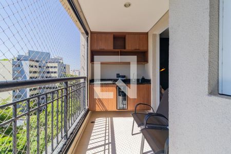 Varanda da Sala de apartamento para alugar com 2 quartos, 70m² em Jardim Parque Morumbi, São Paulo