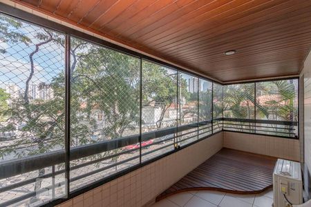 Varanda da Sala de apartamento à venda com 4 quartos, 138m² em Brooklin Paulista, São Paulo
