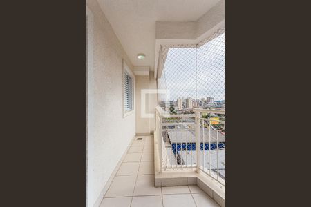 Varanda da Sala de apartamento à venda com 3 quartos, 80m² em Vila Valparaíso, Santo André