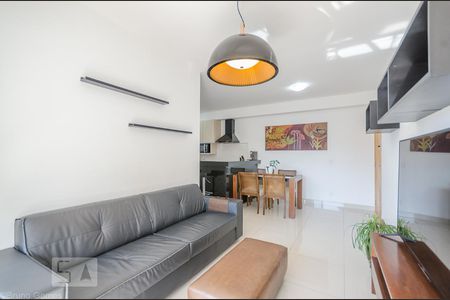 Sala de apartamento para alugar com 3 quartos, 83m² em Vila da Serra, Nova Lima