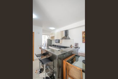 Sala - cozinha de apartamento para alugar com 3 quartos, 83m² em Vila da Serra, Nova Lima