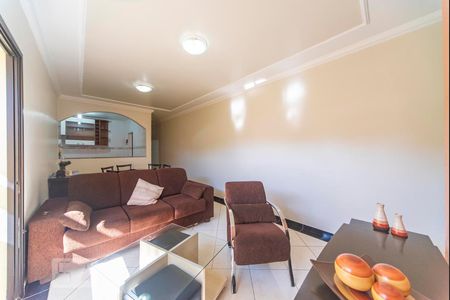 Sala de apartamento à venda com 3 quartos, 97m² em Vila Camilópolis, Santo André