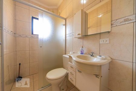 Banheiro de apartamento à venda com 3 quartos, 97m² em Vila Camilópolis, Santo André