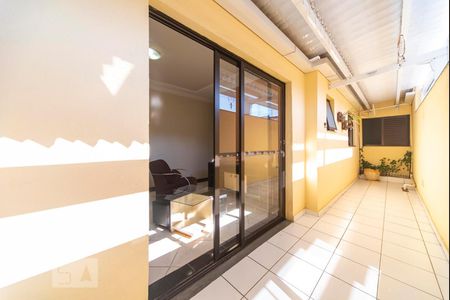 Varanda da Sala de apartamento à venda com 3 quartos, 97m² em Vila Camilópolis, Santo André