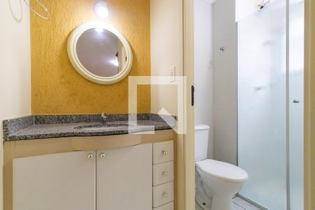 Banheiro da suíte de apartamento para alugar com 2 quartos, 60m² em Mansões Santo Antônio, Campinas