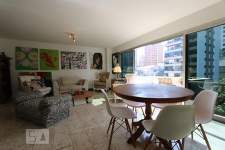 sala de apartamento para alugar com 2 quartos, 120m² em Real Parque, São Paulo