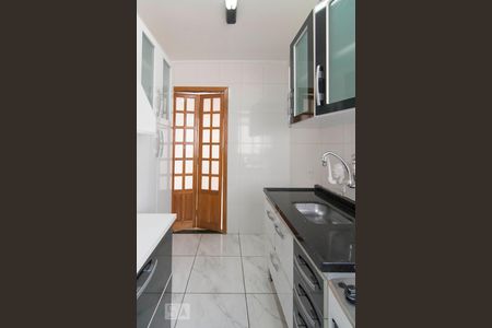 Cozinha de apartamento para alugar com 2 quartos, 42m² em Parque São Luís, São Paulo