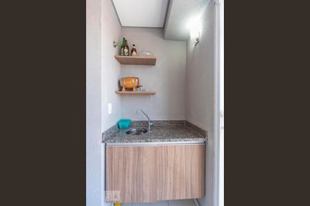 Varanda gourmet de apartamento à venda com 2 quartos, 50m² em Vila Pires, Santo André