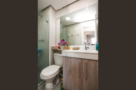 Banheiro Social de apartamento à venda com 2 quartos, 57m² em Jardim Santa Francisca, Guarulhos