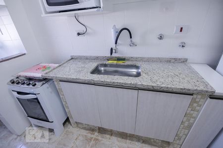 Cozinha de apartamento à venda com 1 quarto, 32m² em Barra Funda, São Paulo