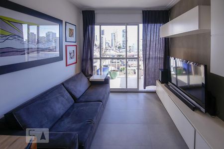 Sala de apartamento para alugar com 2 quartos, 63m² em Barra Funda, São Paulo