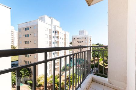Varanda da Sala de apartamento à venda com 2 quartos, 50m² em Jardim Myrian Moreira da Costa, Campinas