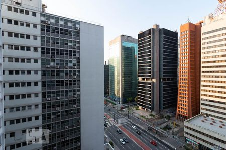 Vista do Quarto de apartamento para alugar com 1 quarto, 38m² em Bela Vista, São Paulo