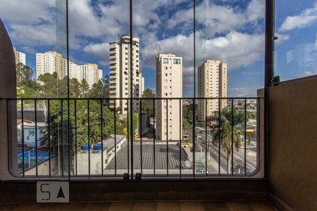 Varanda da Sala de apartamento à venda com 3 quartos, 75m² em Vila Andrade, São Paulo